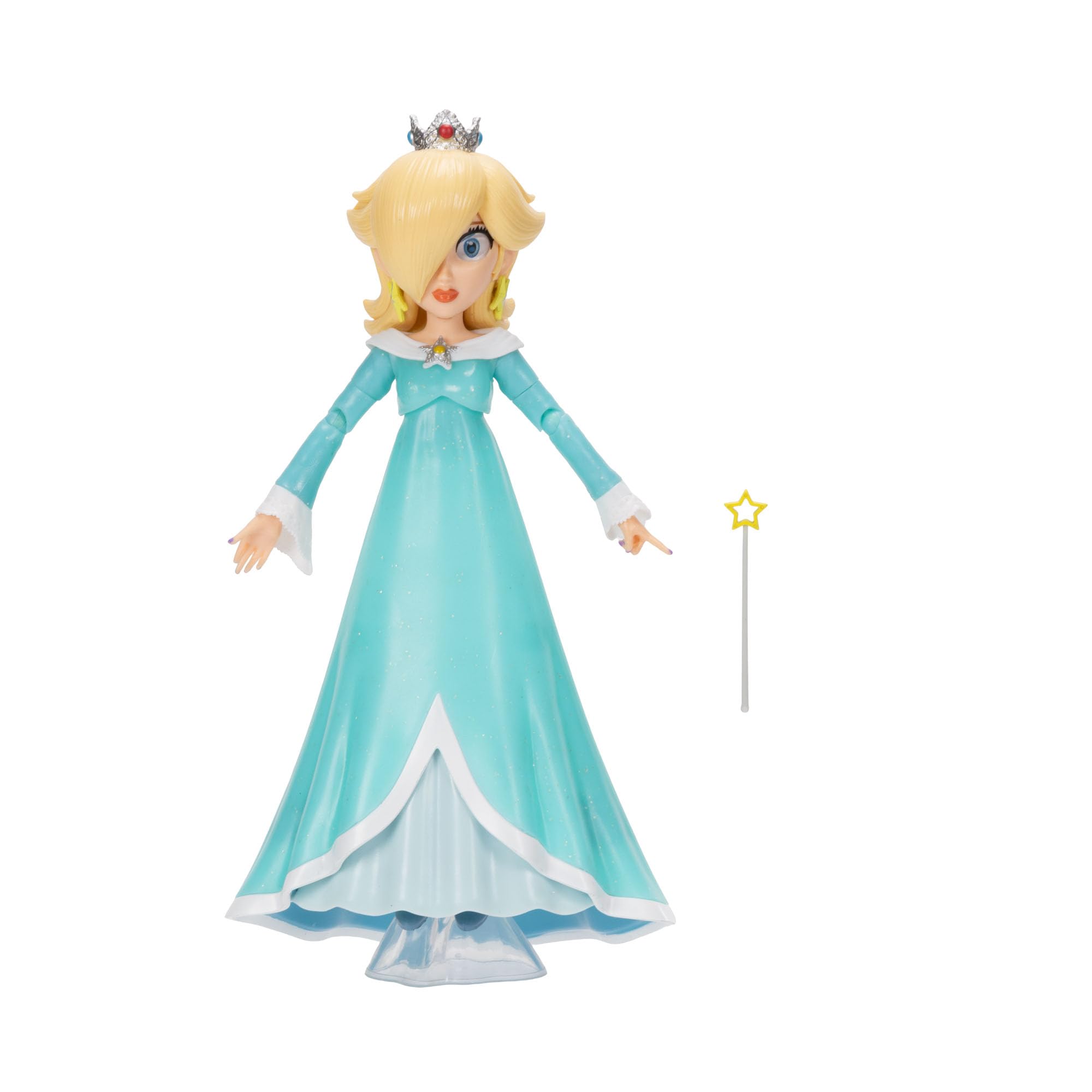 Jakks Pacific Super Mario Galaxy Movie Rosalina Action Figure, 5-inch (12.7cm) with Star Wand 1