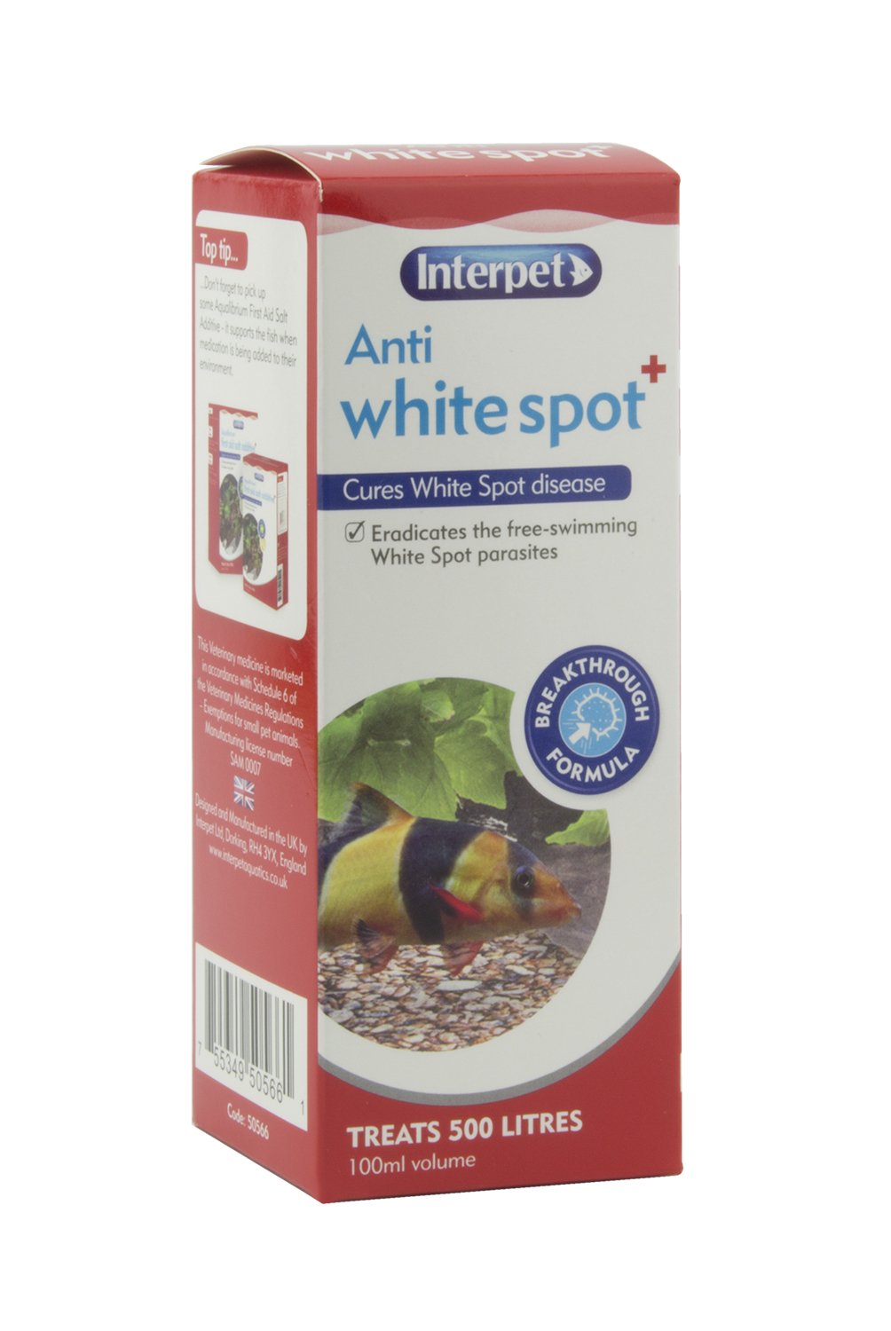 Interpet Anti White Spot Fish Treatment - Cures White Spot Disease | 100 ml Liquid 1