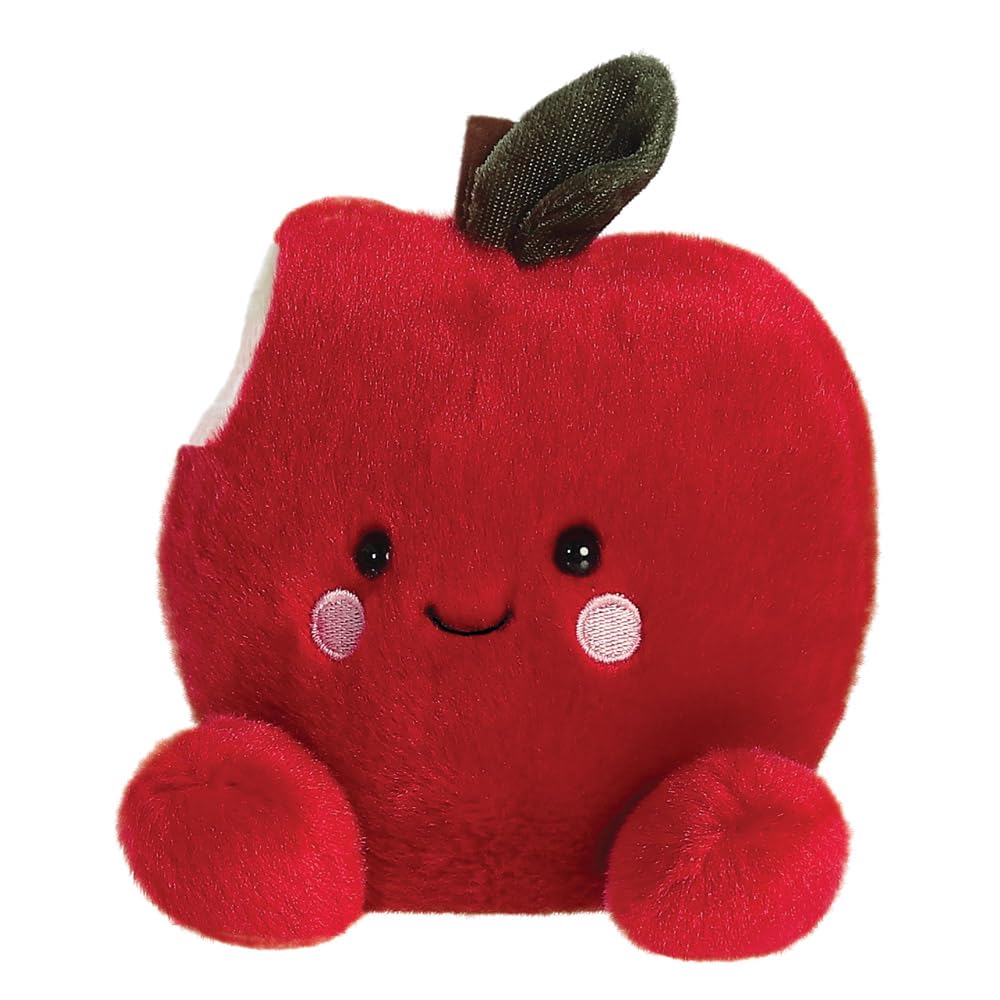 AURORA Palm Pals Crisp Red Apple Soft Toy | 13cm | Red | Suitable from Birth 5