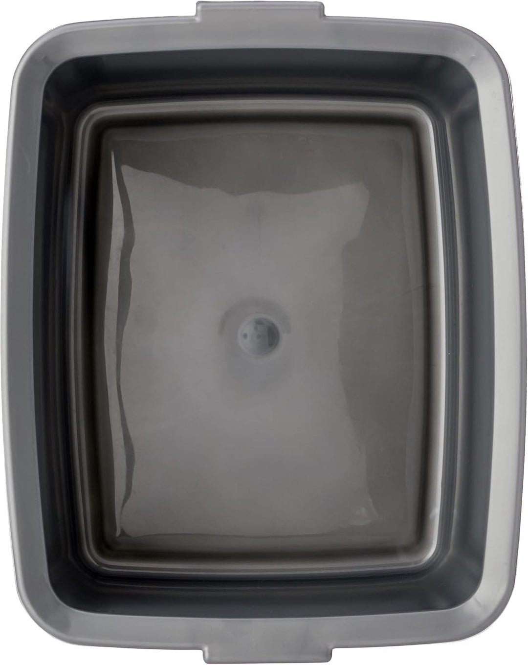 Addis 502813 Plastic Butler Large Rectangular Bowl, Metallic Silver, 12.5L