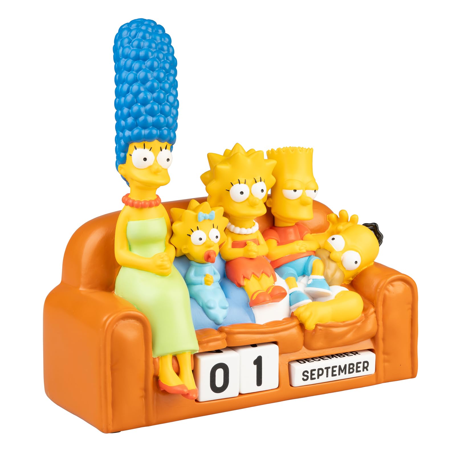 Grupo Erik The Simpsons Perpetual Calendar | Resin Statue | Multicolor