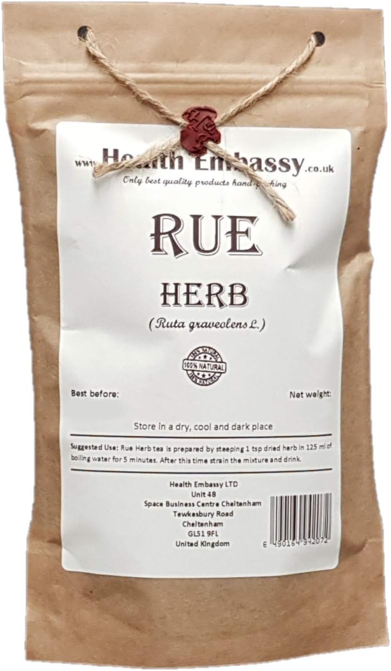 Health Embassy - Rue Herb (Ruta graveolens L) Herbal Tea (50g) 1