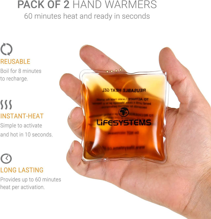 Lifesystems - Reusable Hand Warmers Pack of Two (42450)