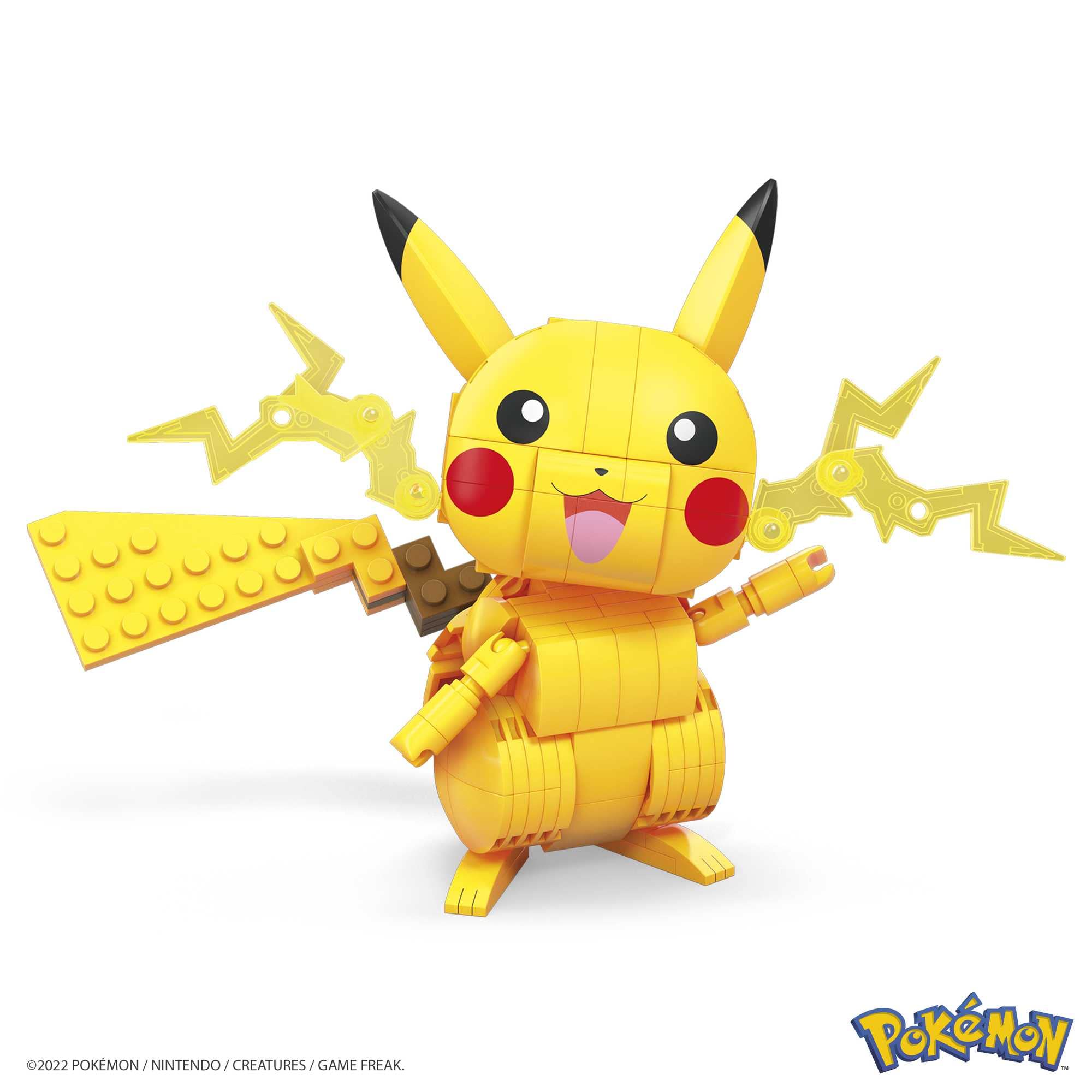 MEGA Pokémon Pikachu Building Set - 211-Piece Poseable Figure for Kids, Ages 7+ 2