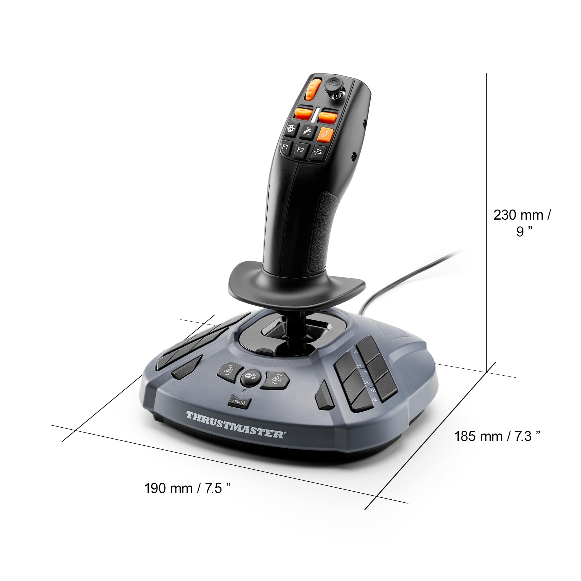 Thrustmaster SimTask FarmStick - High-Precision Farming Simulation Joystick for PC | 33 Buttons 5