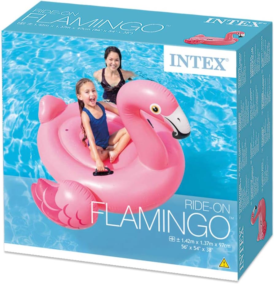 Intex - Inflatable Flamingo Pool Float - 142x137x97 cm 4