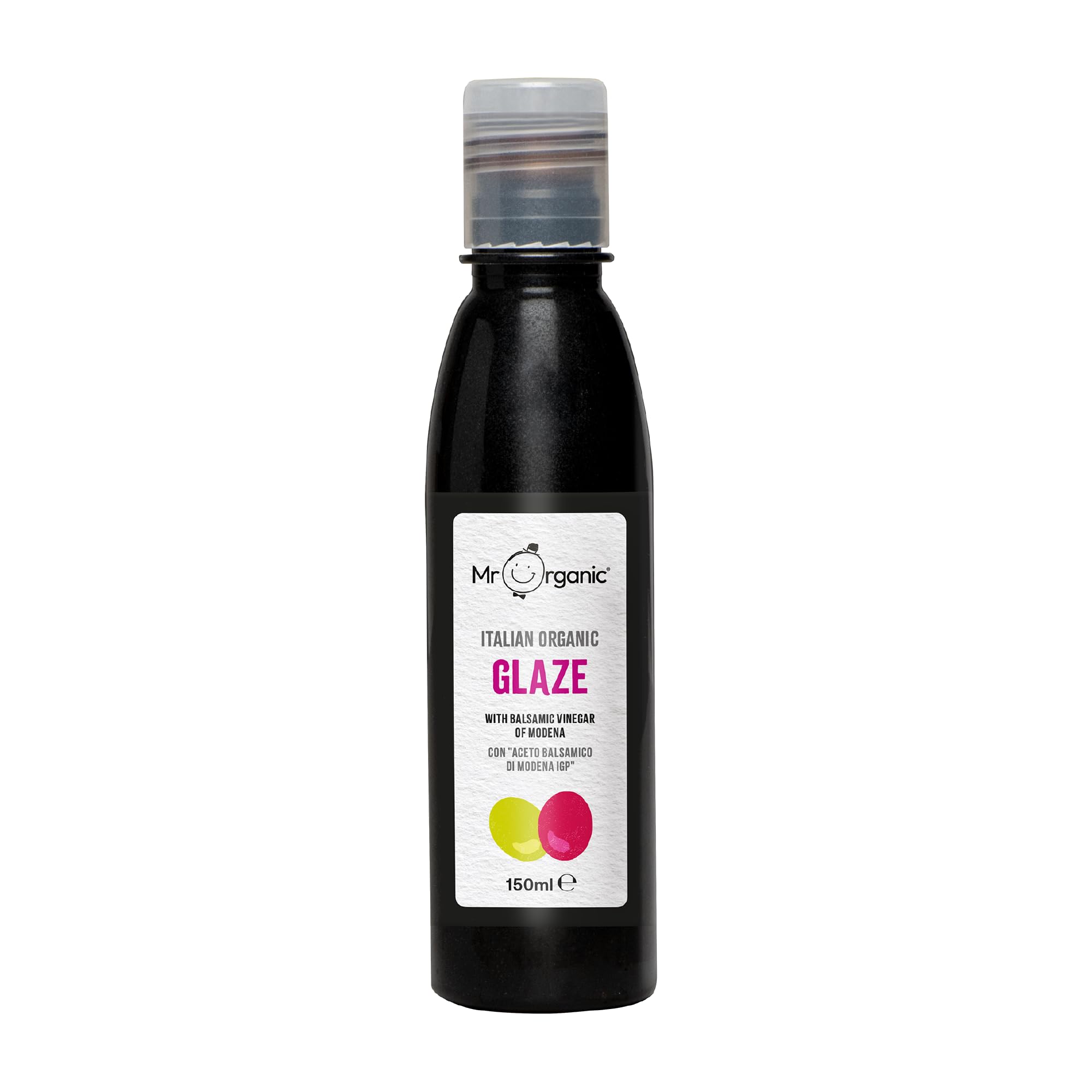 Mr Organic Balsamic Glaze - Organic Certified Italian Flavor | 150 ml