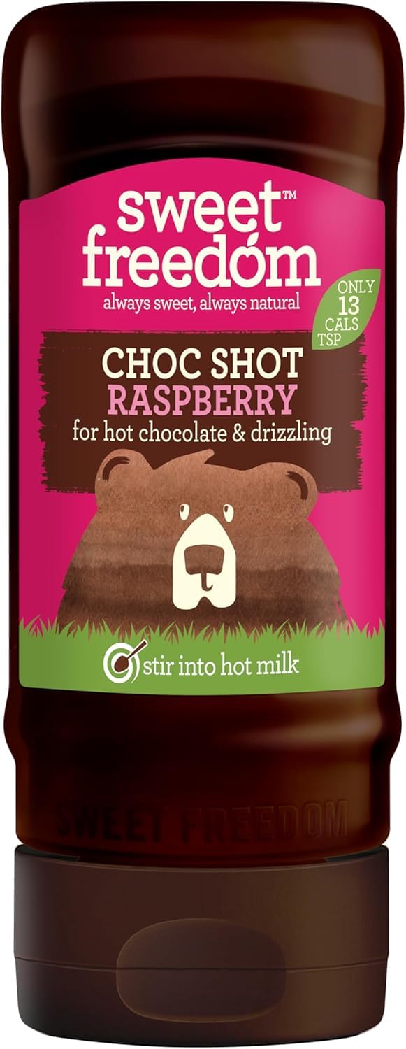 Sweet Freedom Choc Shot Raspberry - Refined Sugar Free Chocolate Syrup | 320g