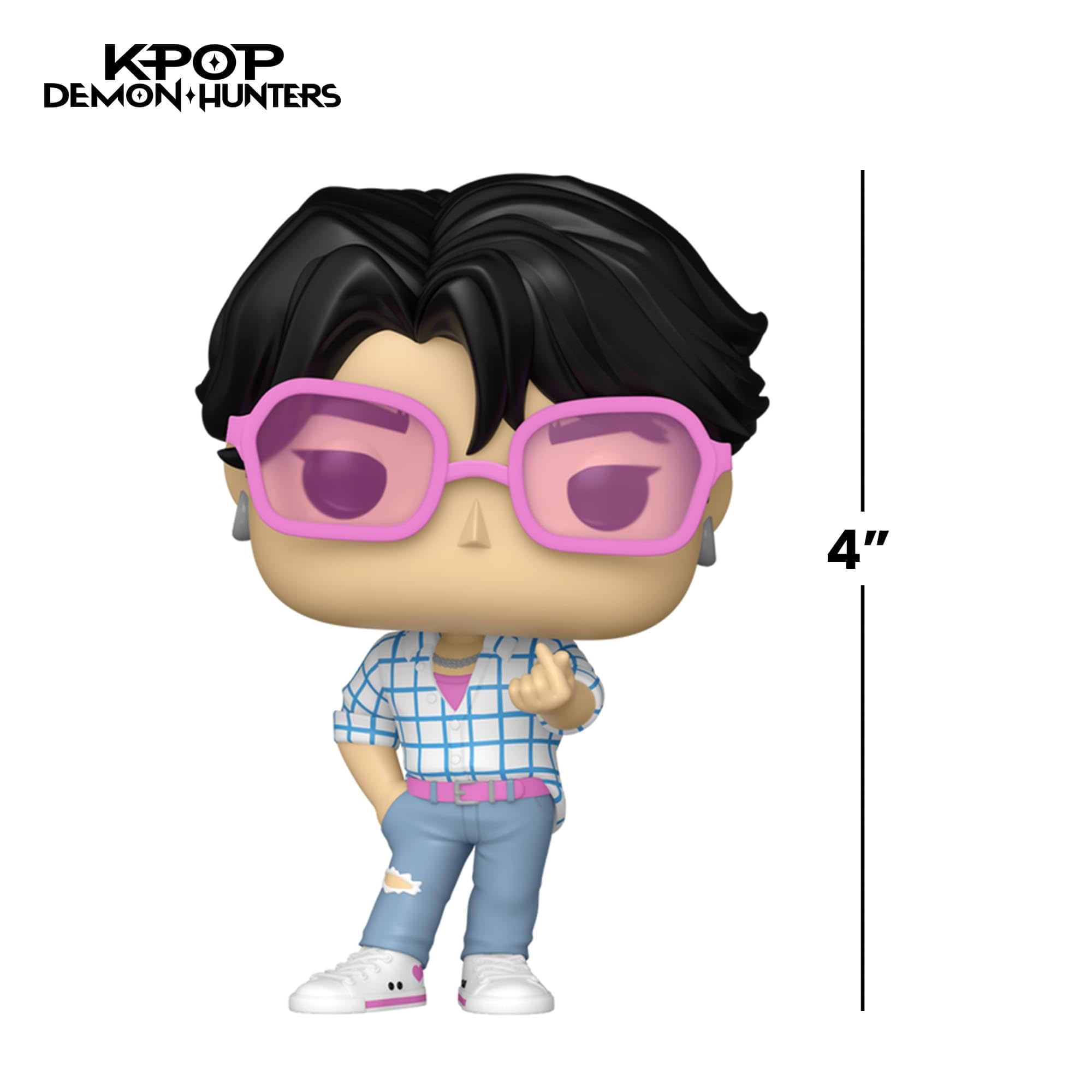 Funko Pop! Animation: KPop Demon Hunters - Jinu Vinyl Figure | Approx. 3.75 Inches | Limited Chase Variant Available 3