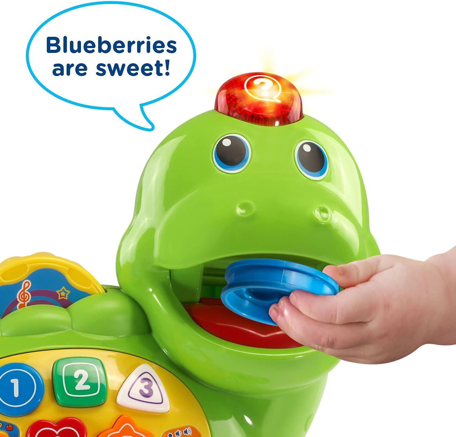 VTech Baby Feed Me Dino - Interactive Musical Toy with Lights, Numbers & Shapes for Toddlers 1-3 Years 2