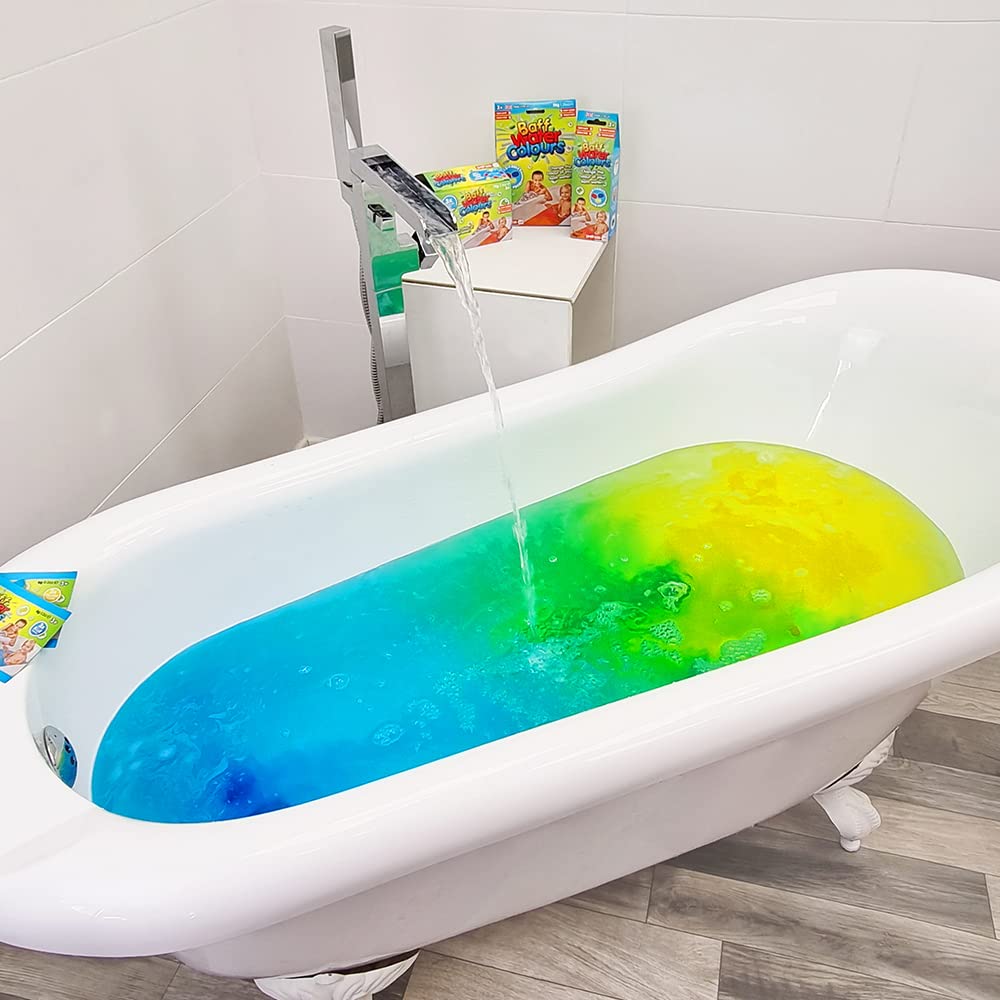 ZIMPLI Baff Water Colours Bath Drops - Party Bag Filler | Skin Safe | UK Made 2