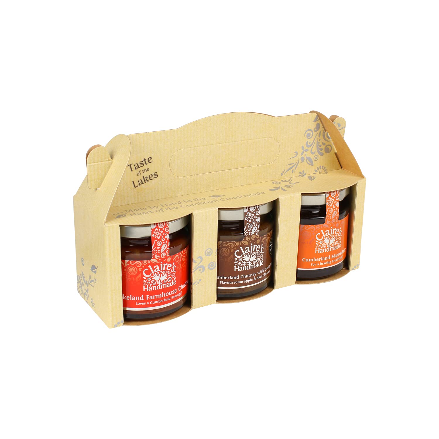 Claire's Handmade Taste of The Lakes Gift Pack (1x120g, 2x130g) - Lakeland Preserves 8