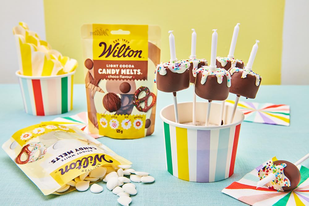 Wilton Candy Melts Dark Green Melting Candy for Dipping and Molding | 125g 3