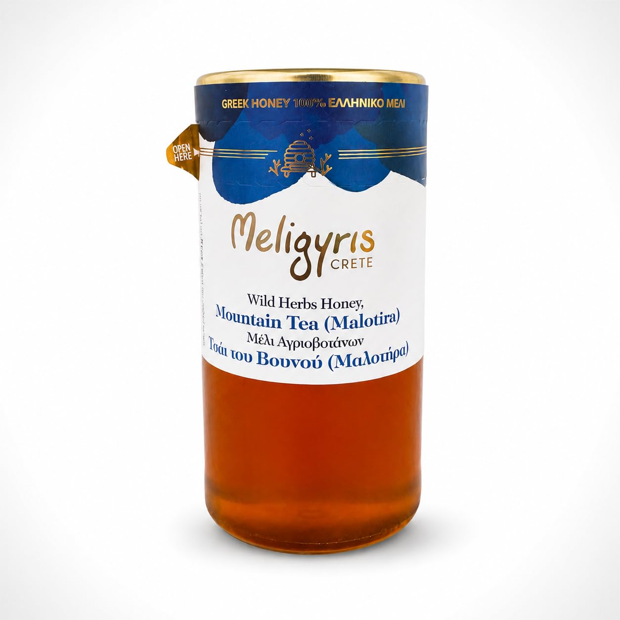 Meligyris Wild Herbs Honey with Mountain Tea (Malotira), 450g