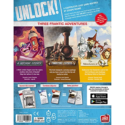 Space Cowboys Unlock! Secret Adventures Escape Room Game (UNL03) 2