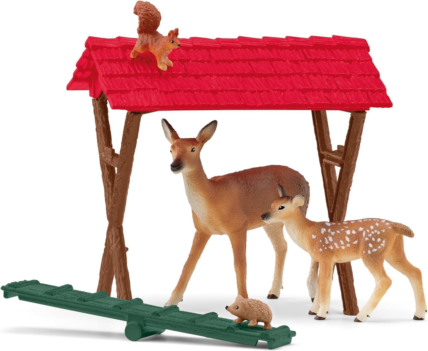 Schleich 42658 FARM WORLD Feeding the Forest Animals Playset | 39 Pieces | Ages 3+ 9
