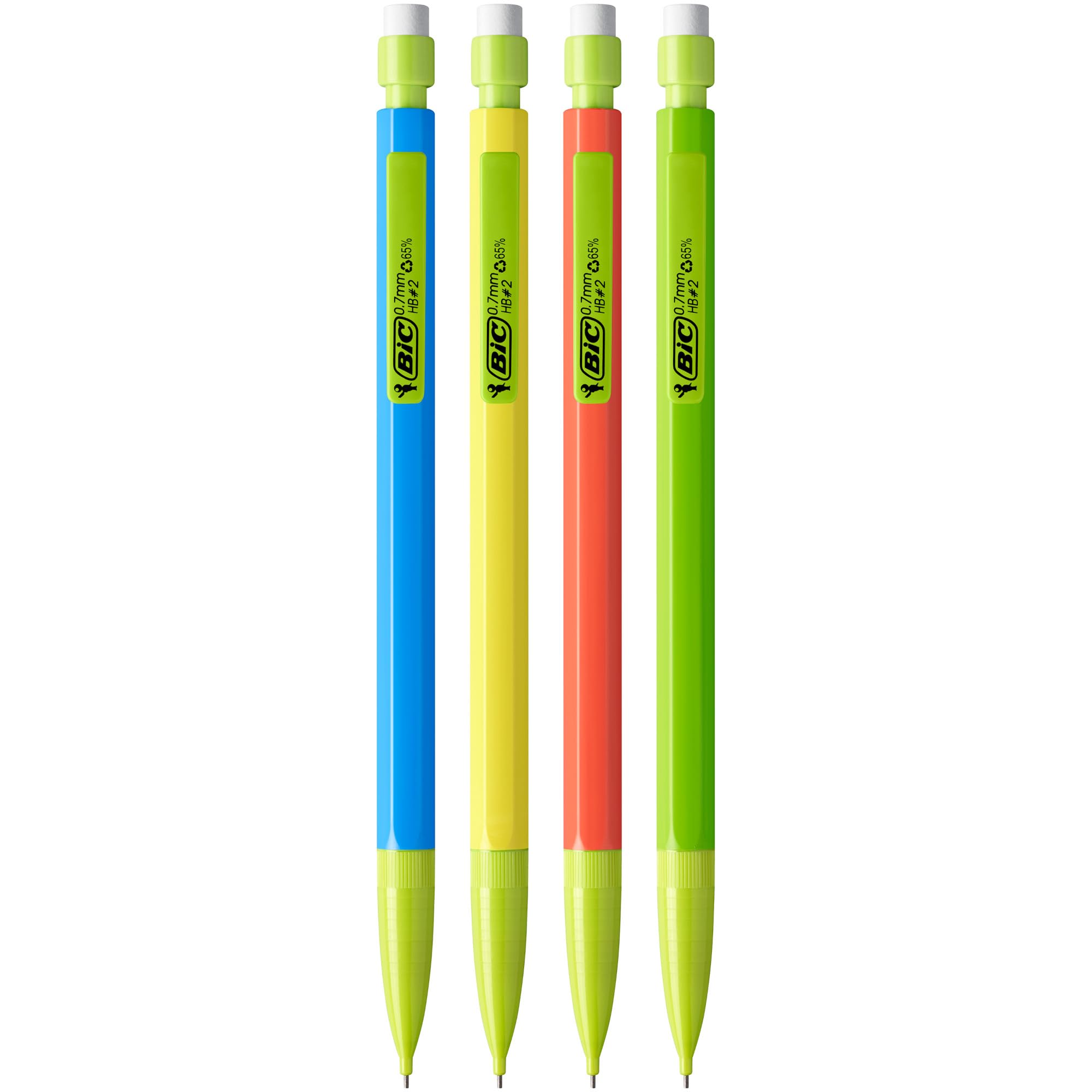 BIC Matic ECOlutions Mechanical Pencils - Box of 50 | 0.7mm HB Lead | Assorted Colors