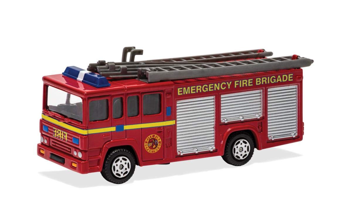 Corgi GS87104 Best of British Fire Engine - Diecast Metal Model Vehicle for Kids & Collectors, Age 3+ 3