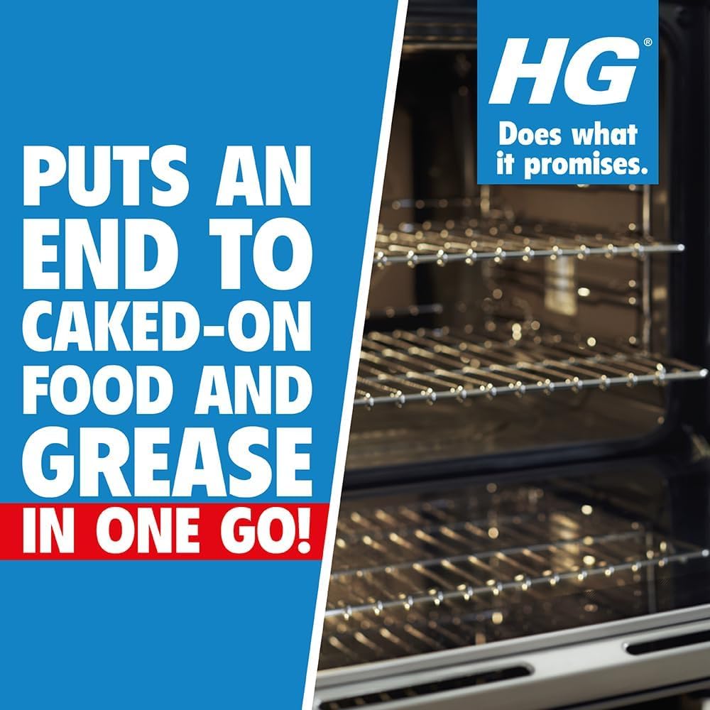 HG Oven, Grill & Barbecue Cleaner Spray (500ml) - Heavy Duty Degreaser for Ovens, Grills, Baking Trays & Hobs 9