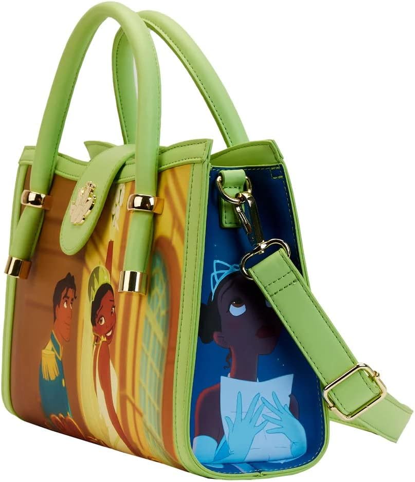 Loungefly Disney Princess and the Frog Princess Scene Crossbody Bag (WDTB2704)