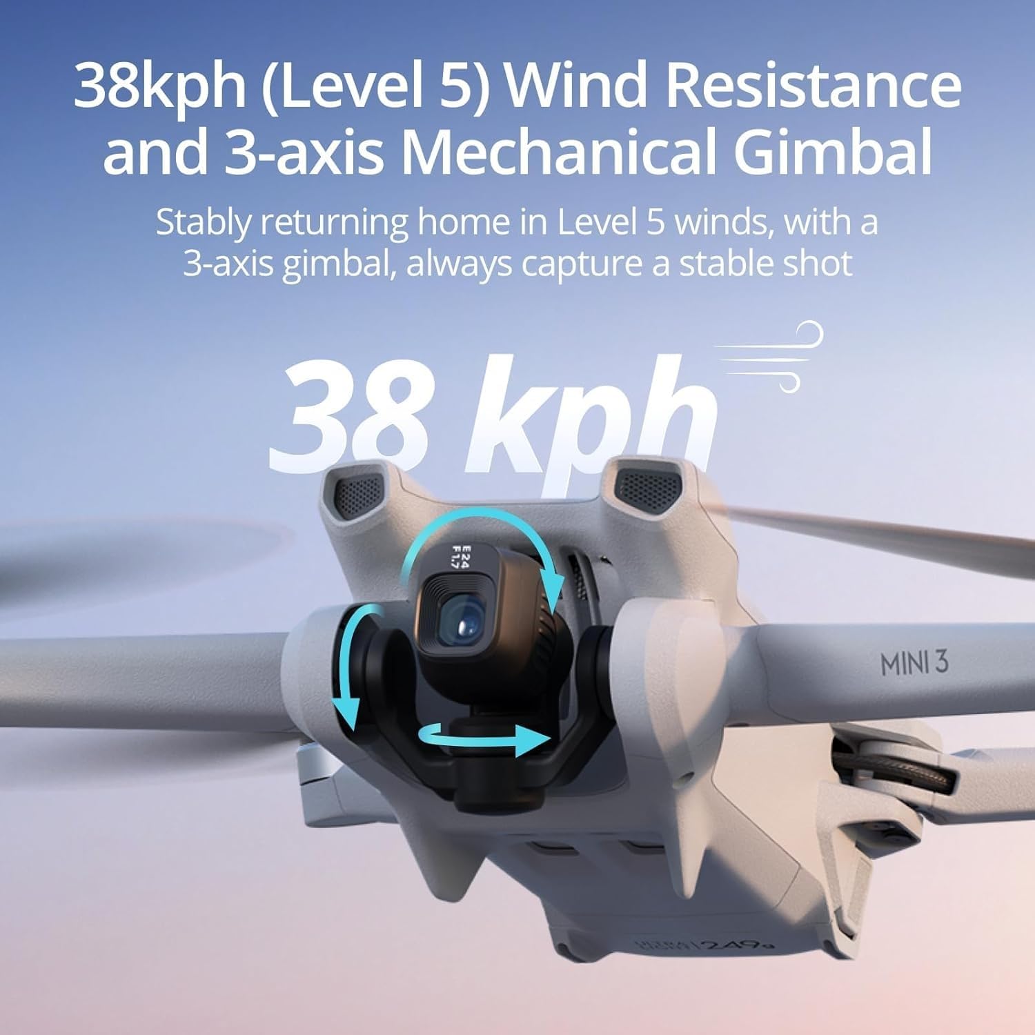 DJI Mini 3 – Lightweight Under 249g 4K HDR Camera Drone with 3-Axis Gimbal & 38-Minute Flight Time 6