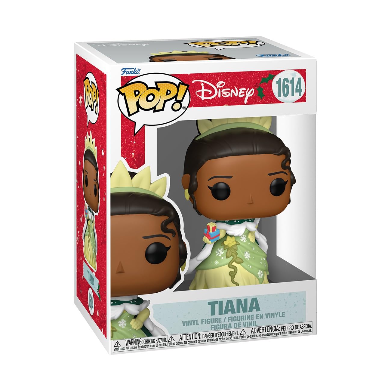Funko Pop! Disney Princess Tiana Holiday Collectible Vinyl Figure | 3.75 in | Model 86072