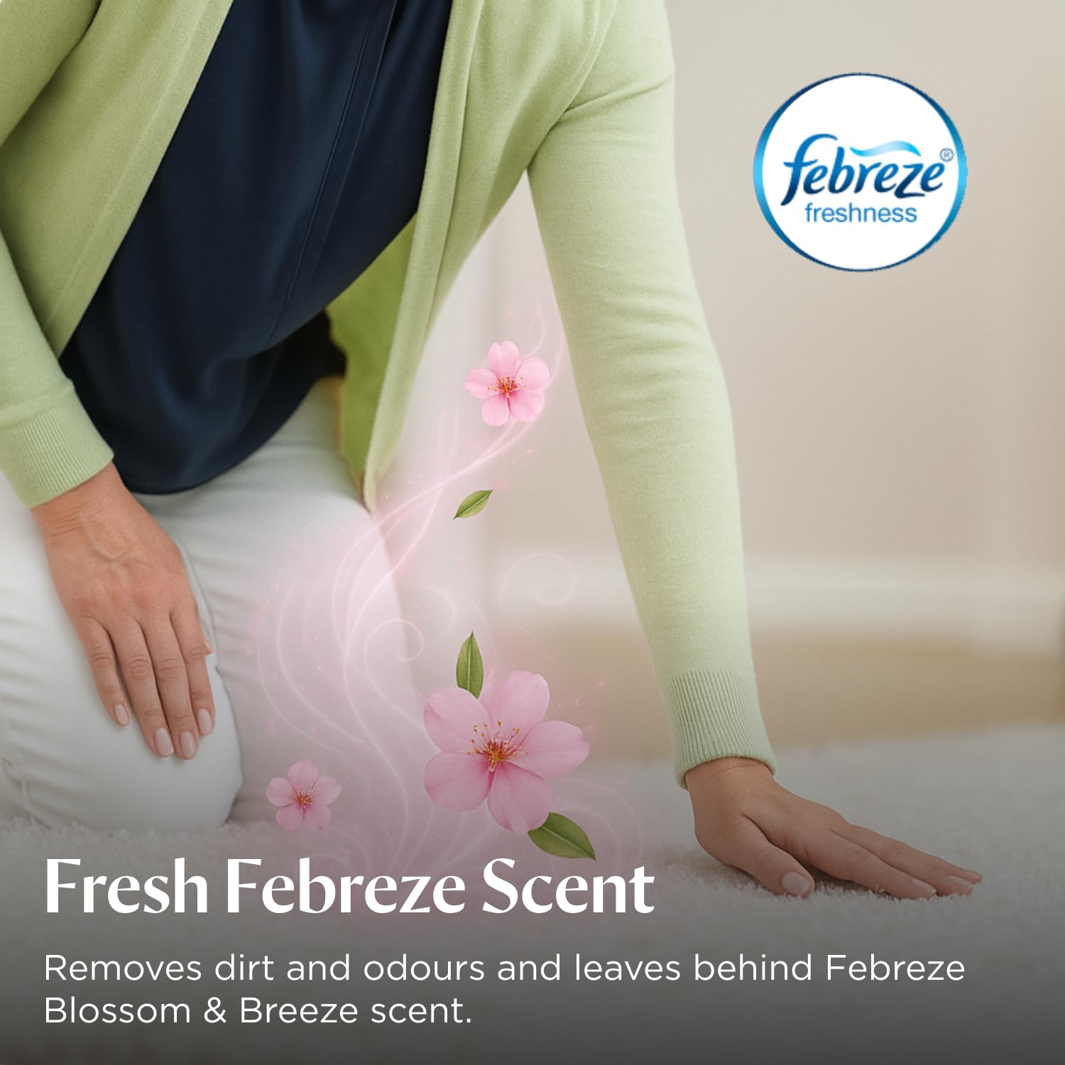 BISSELL Wash & Refresh with Febreze Blossom & Breeze Carpet Detergent | 1.5L Liquid | Safe for Kids & Pets 4