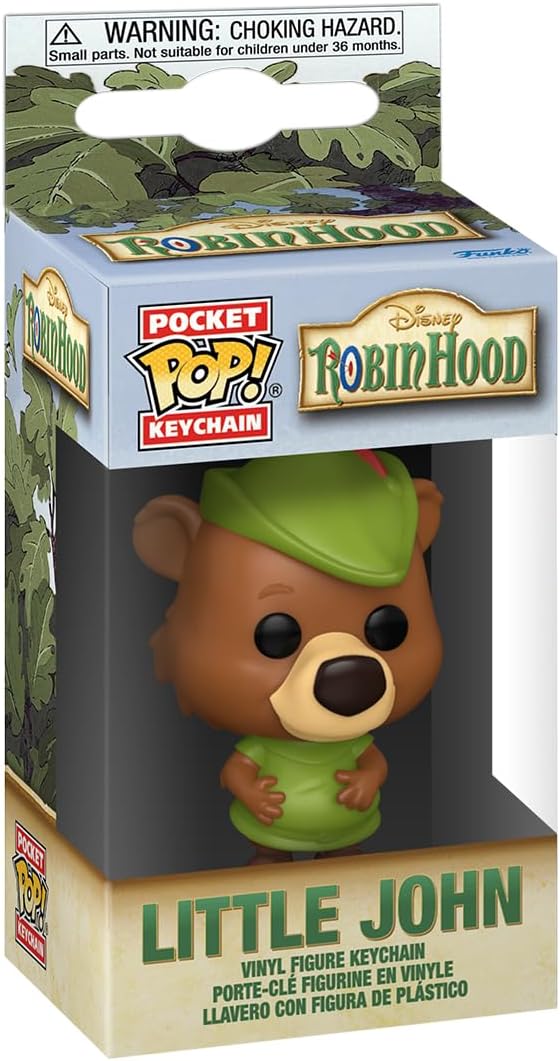 Funko Pop! Keychain Disney - Robin Hood & Little John Vinyl Keychain (Disney Classics Series)