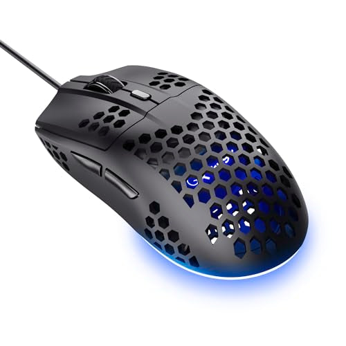 Trust Gaming GXT 928 Helox Superlight Wired Gaming Mouse 65g with RGB Lighting & Adjustable DPI 21