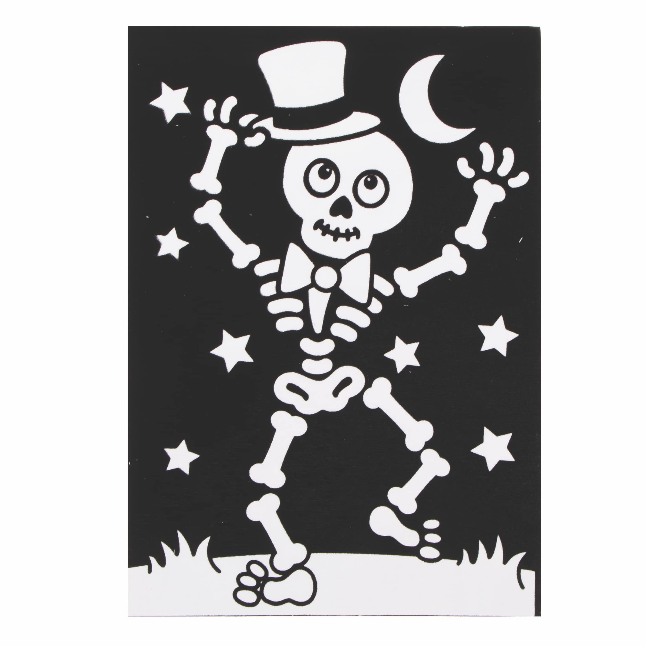 Baker Ross Halloween Colour In Picture Decorations - Pack of 10 Felt Craft Kit 2