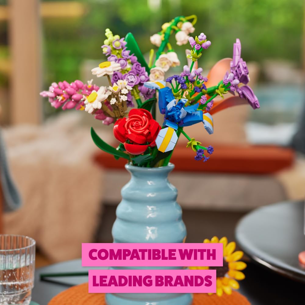 MAX Premium Flowers Building Bricks Collection - 10 to Collect, 243 Pieces per Capsule 9