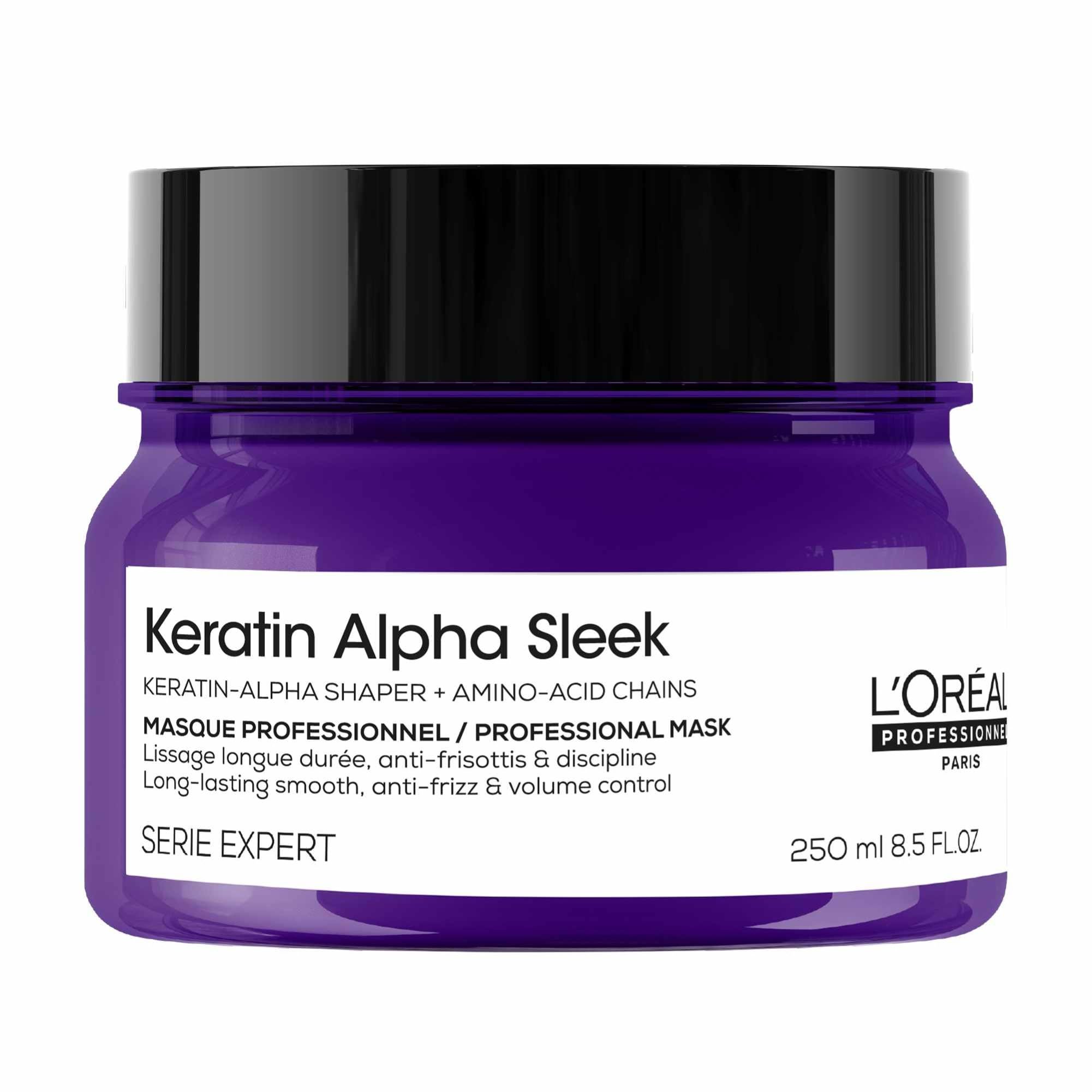 L'Oréal Professionnel Keratin Alpha Sleek Anti-frizz Hair Mask - 2 Weeks Frizz Control | 250g 1