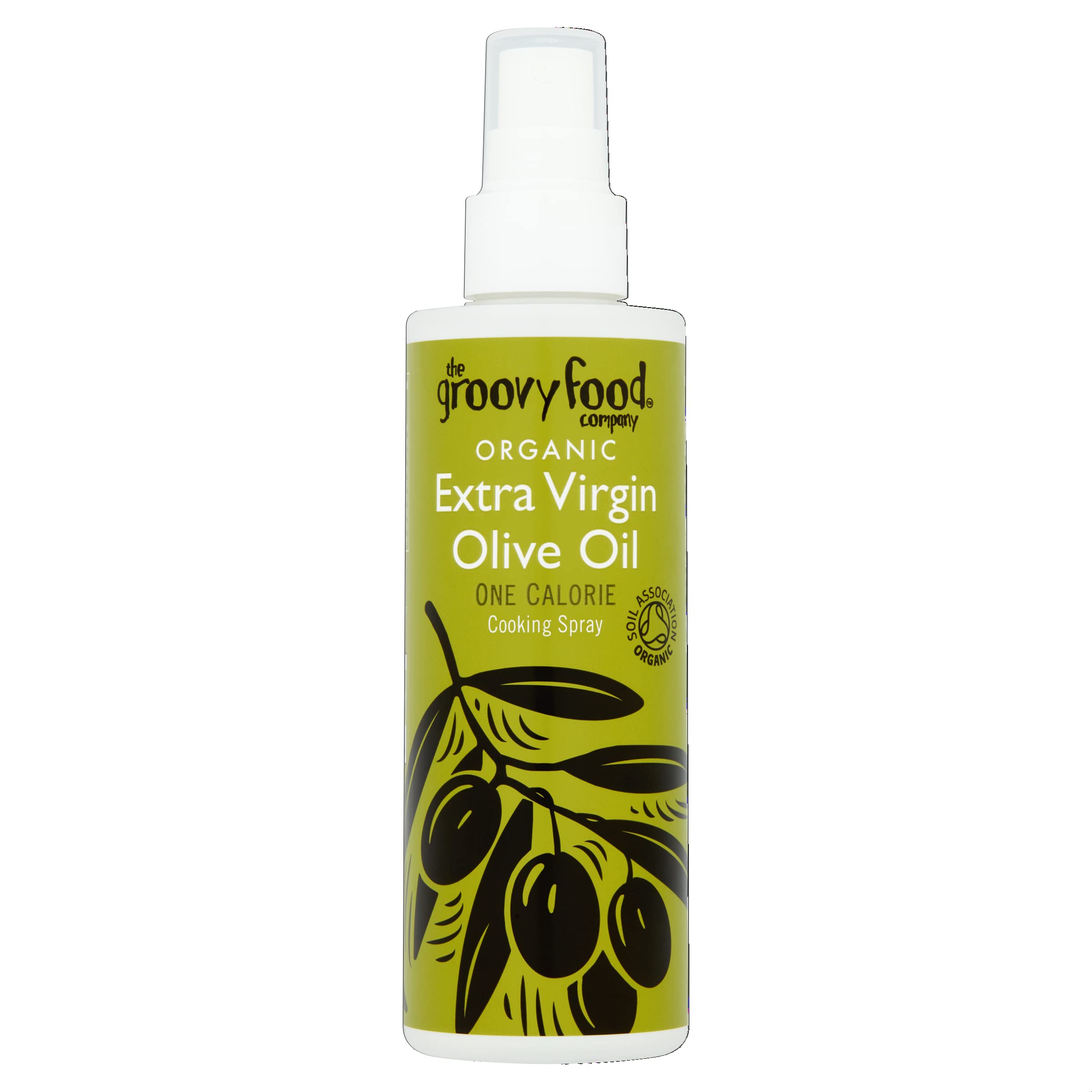 the groovy food company Organic Extra Virgin Olive Oil Cooking Spray | 1 Calorie Per Spray | 190ml 1