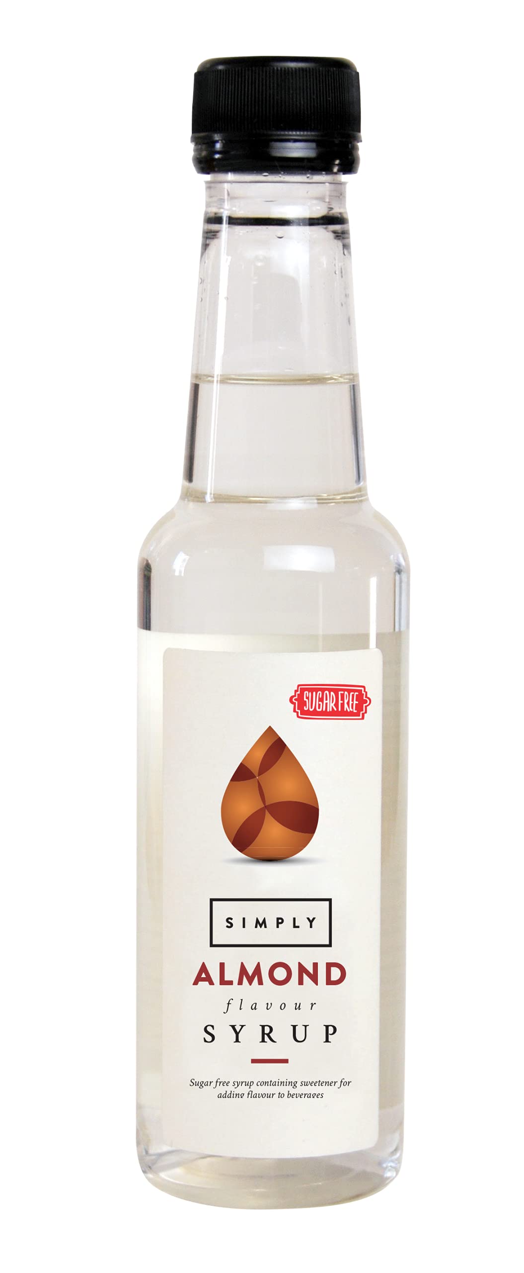 Simply Sugar Free Almond Syrup - Low Calorie, Vegan & Nut Free | 250 ml