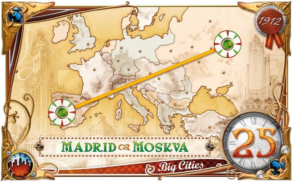 Days of Wonder Ticket to Ride Europa 1912 Board Game Expansion | Ages 8+ | 2-5 Players 5