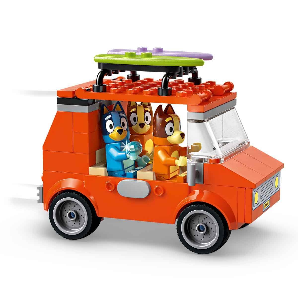 LEGO Bluey 11202 Bluey's Beach & Family Car Trip Building Set for Ages 4+ 4