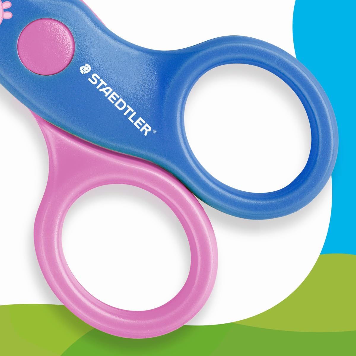 STAEDTLER Peppa Pig Noris Junior Safety Scissors - Rounded Tips, Paper Only Cut | Approx. 10cm 5