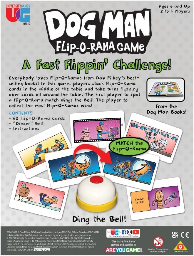 University Games Dog Man The Flip-O-Rama Game 2