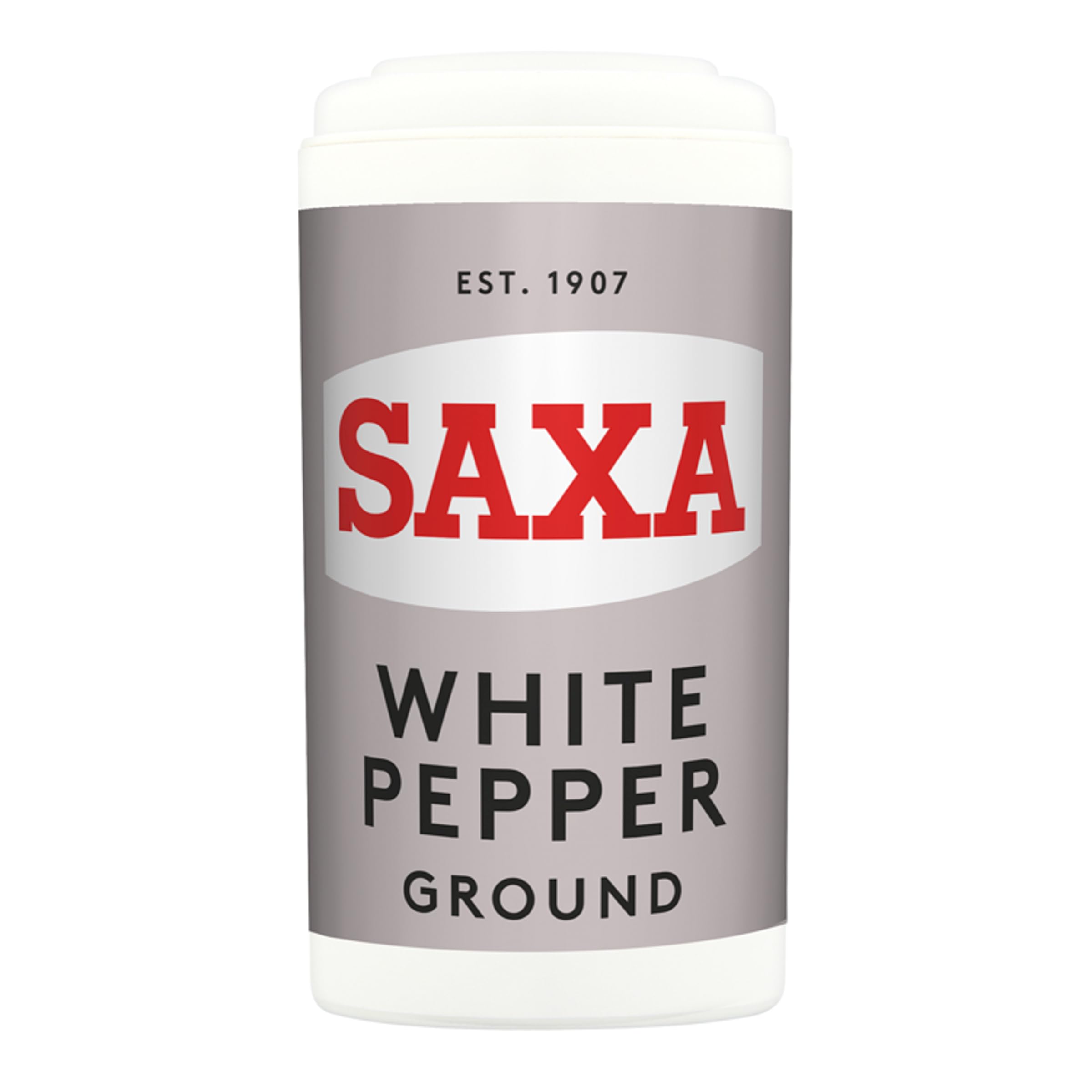 Saxa Ground White Pepper - Premium Quality Powder for Seasoning | 25g Shaker