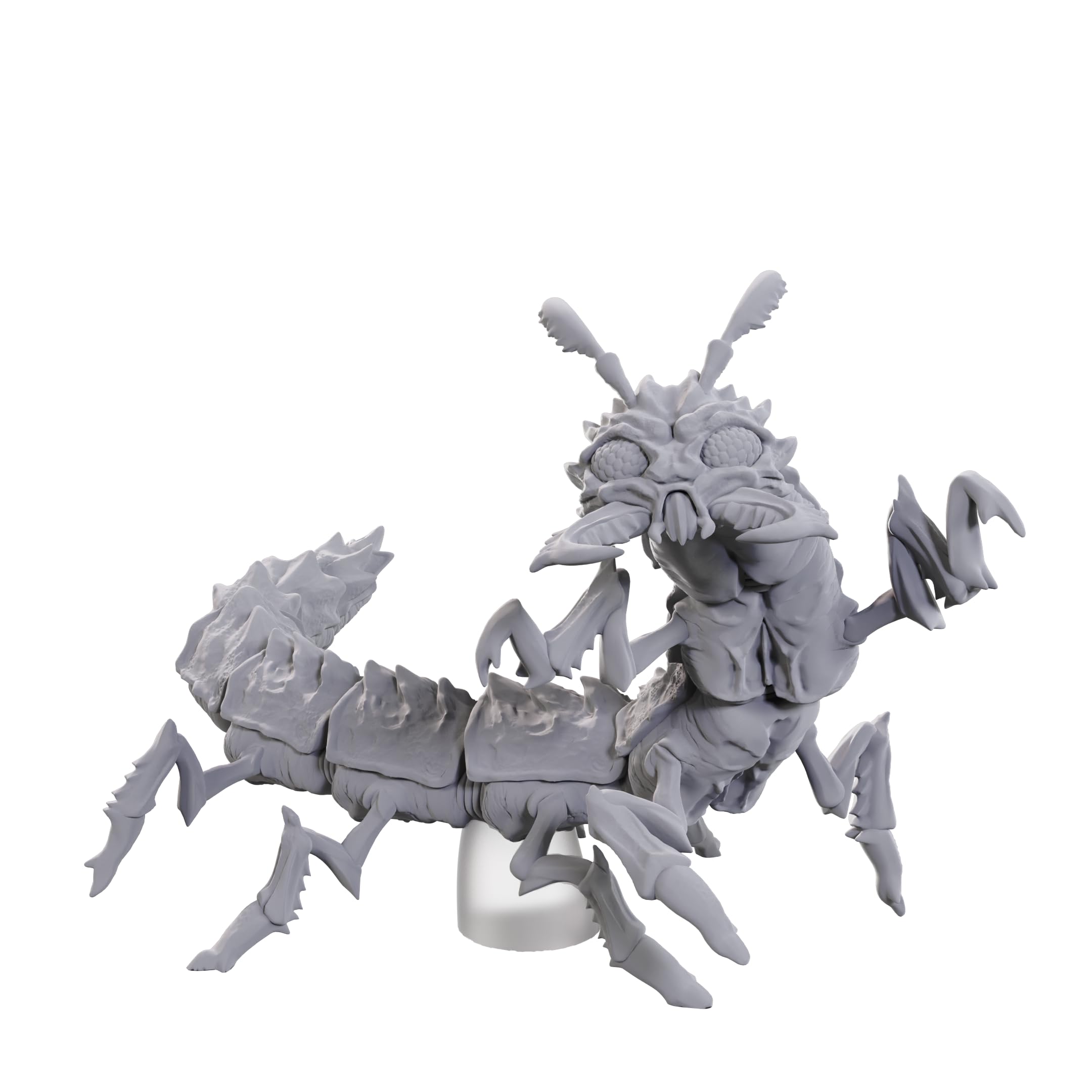 WizKids D&D Nolzur's Marvelous Miniatures - Classic Ankheg | Ready to Paint Plastic Figure | Adult 1