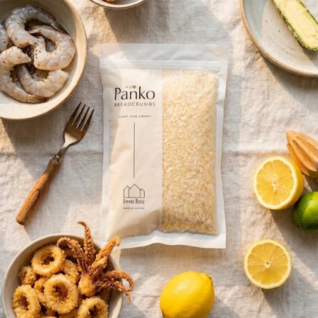 Emma Basic Panko Breadcrumbs - Super Premium Long Needle Shape | 200g Bag 6