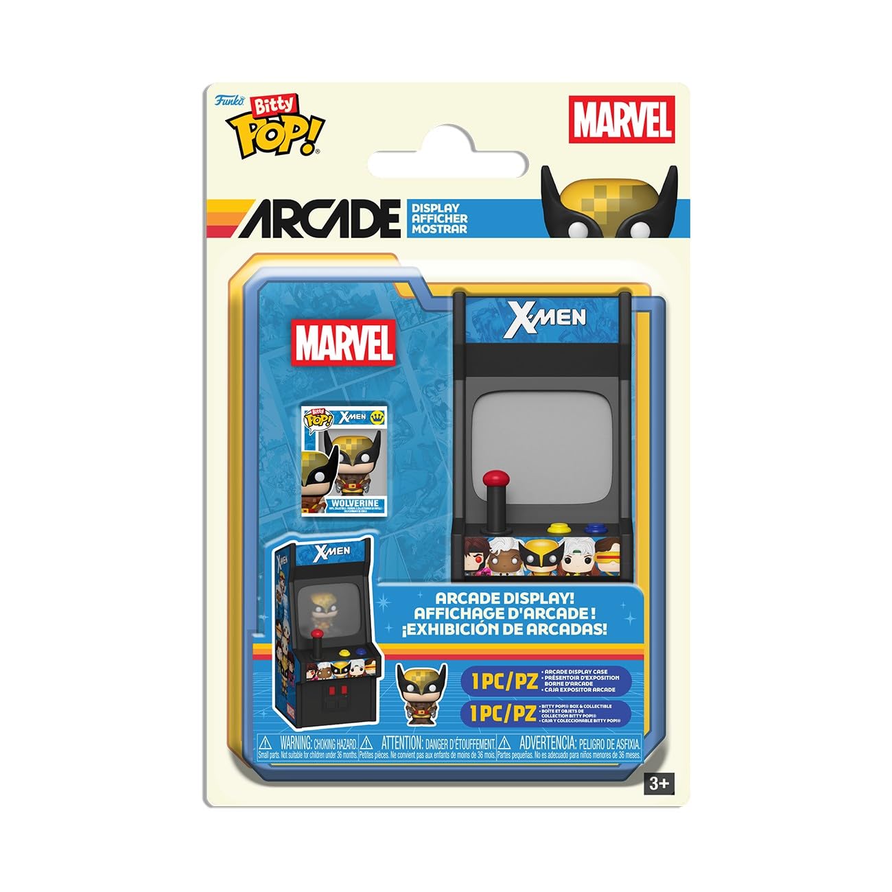 Funko Bitty Arcade Figure - Marvel X-Men | Vinyl | Multicolor | Model 91395 1