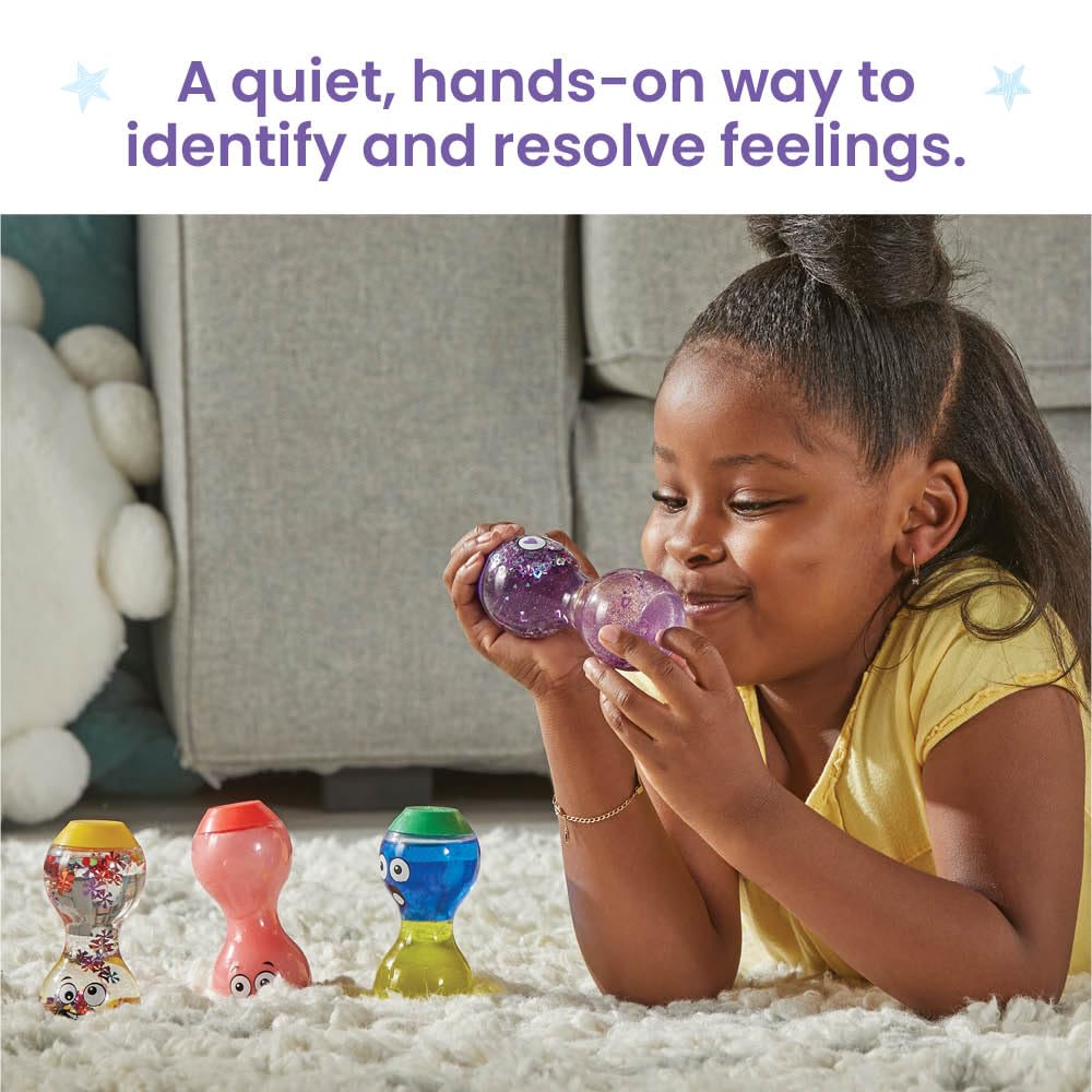 hand2mind Express Your Feelings Sensory Bottles - Set of 4 | Ages 3+ | Multicolor 6