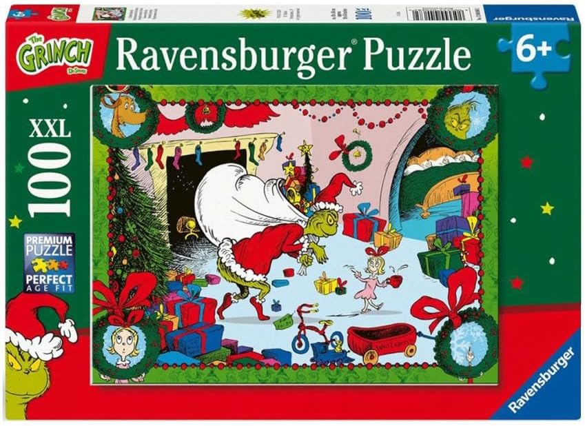 Ravensburger The Grinch 100-Piece Christmas Jigsaw Puzzle for Kids 6 Years Up 1