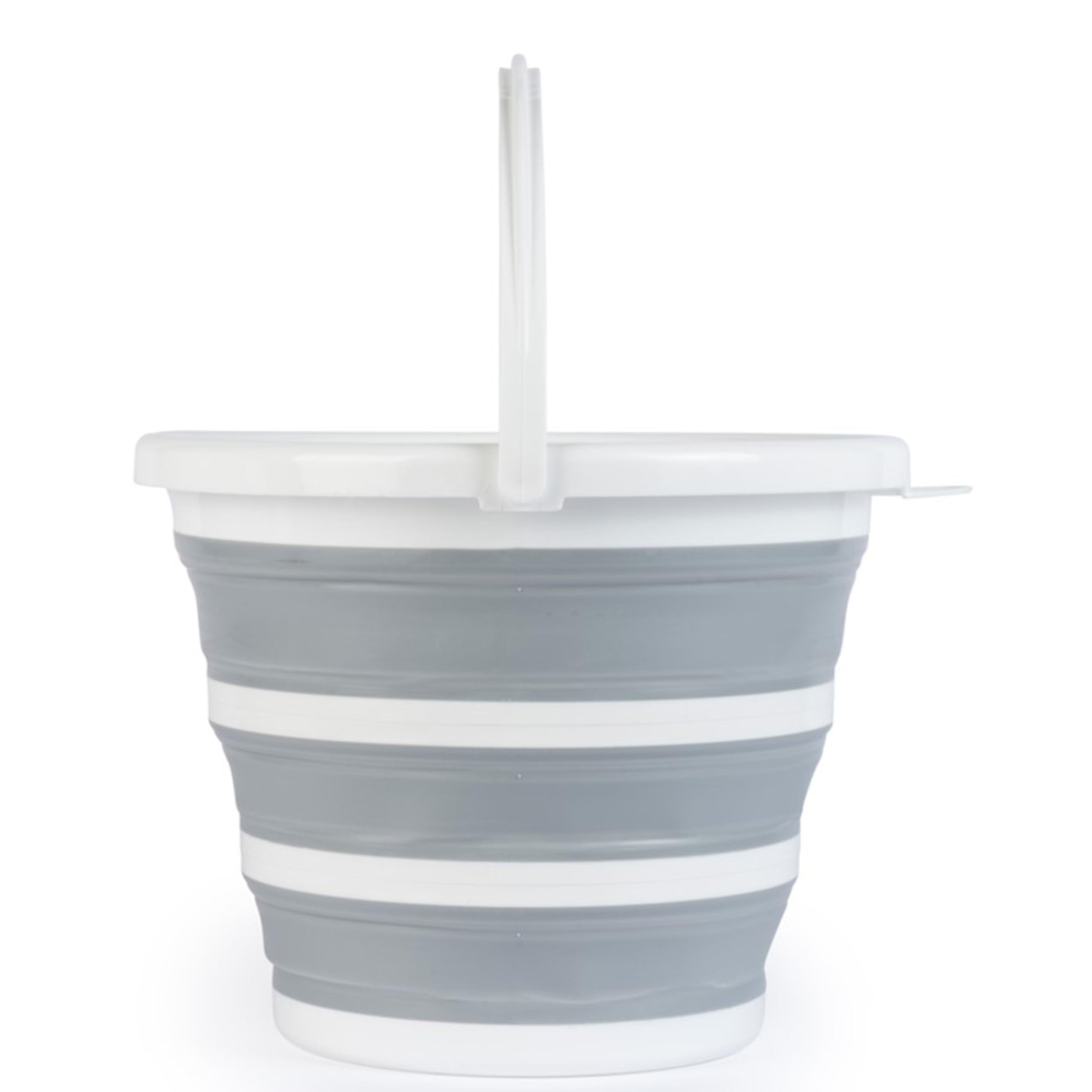 Beldray - Collapsible Bucket 10L Foldable Silicone Bucket with Sturdy Handle