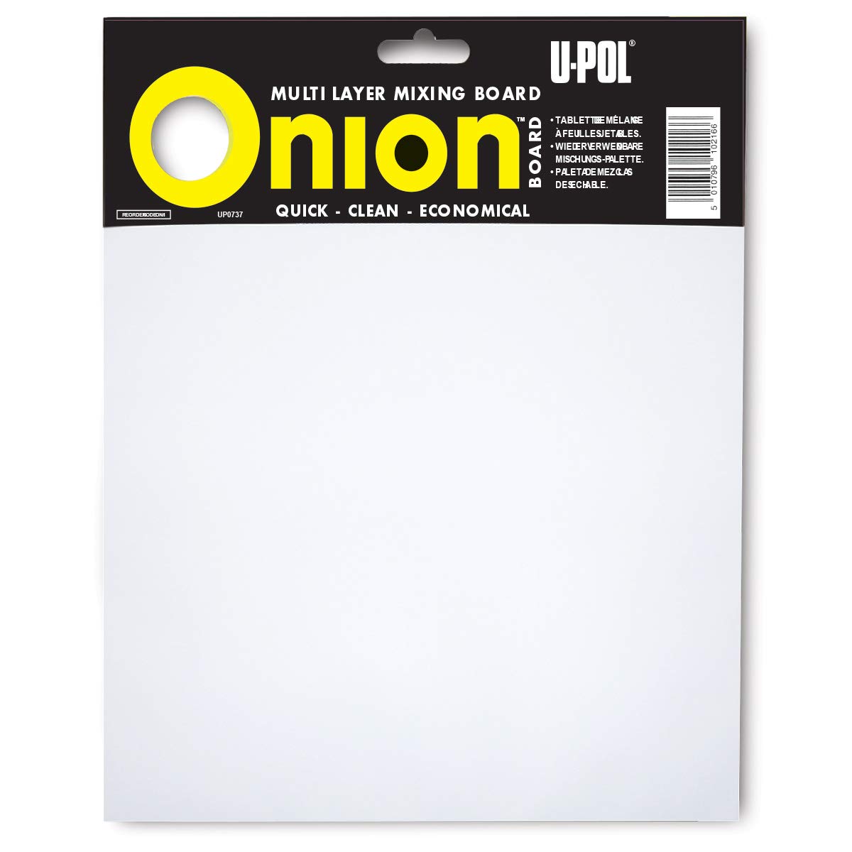 U-POL ON/1 Multilayered Mixing Palette - Paper Mixing Tray for Automotive Repair | Model 0737