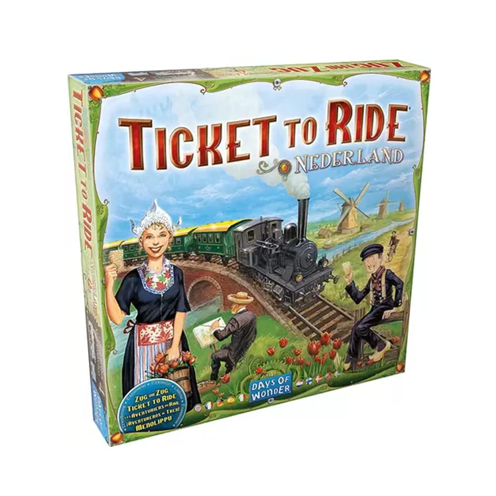 Tage des Wunders | Ticket to Ride Nederland Brettspiel-ERWEITERUNG | Brettspiel für Erwachsene und Familie | Zugspiel | Ab 8 Jahren | Für 2 bis 5 Spieler | Durchschnittliche Spielzeit 30–60 Minuten