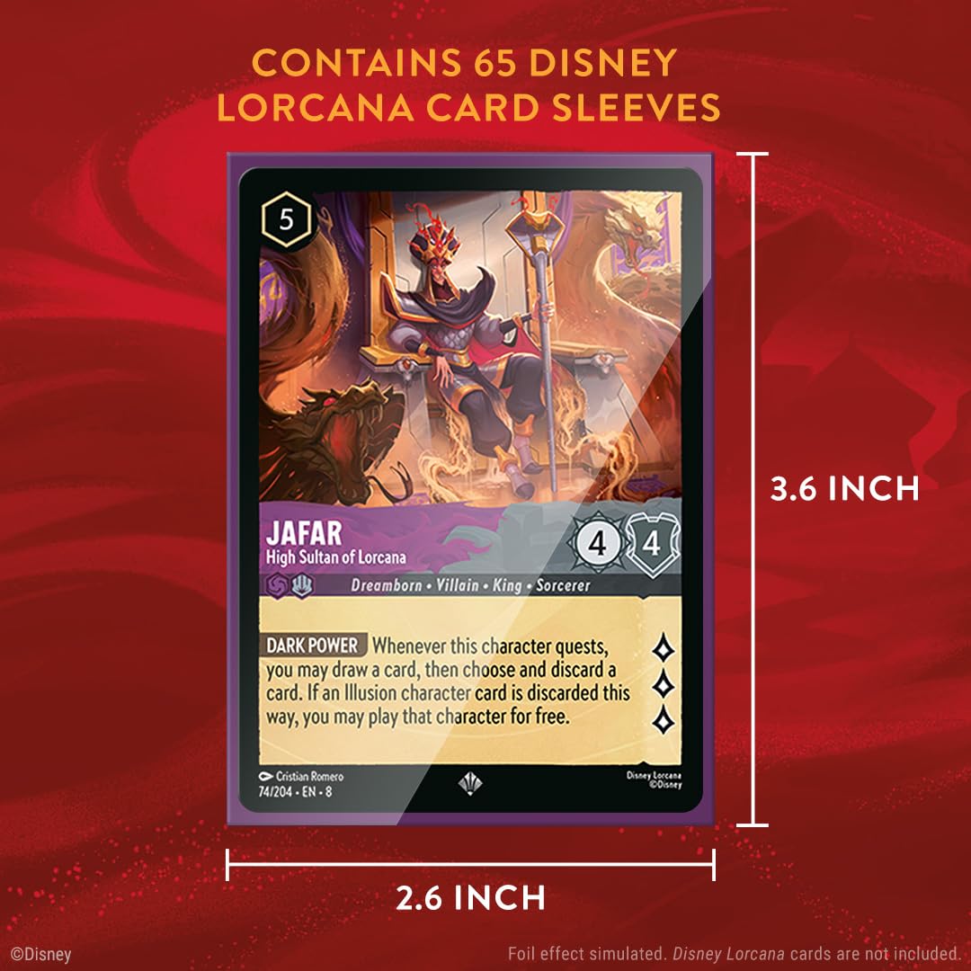 Ravensburger Disney Lorcana Trading Card Game - Mickey Mouse Card Sleeves (11098530)