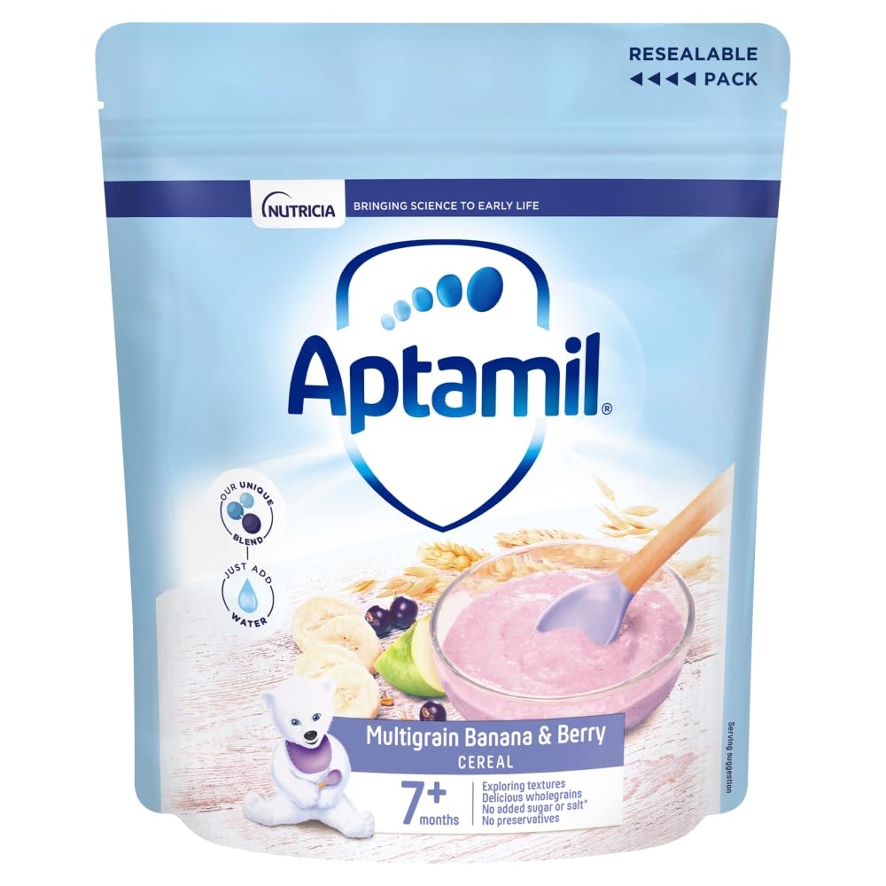 Aptamil Multigrain Banana & Berry Stage 2 Cereal 200g 3
