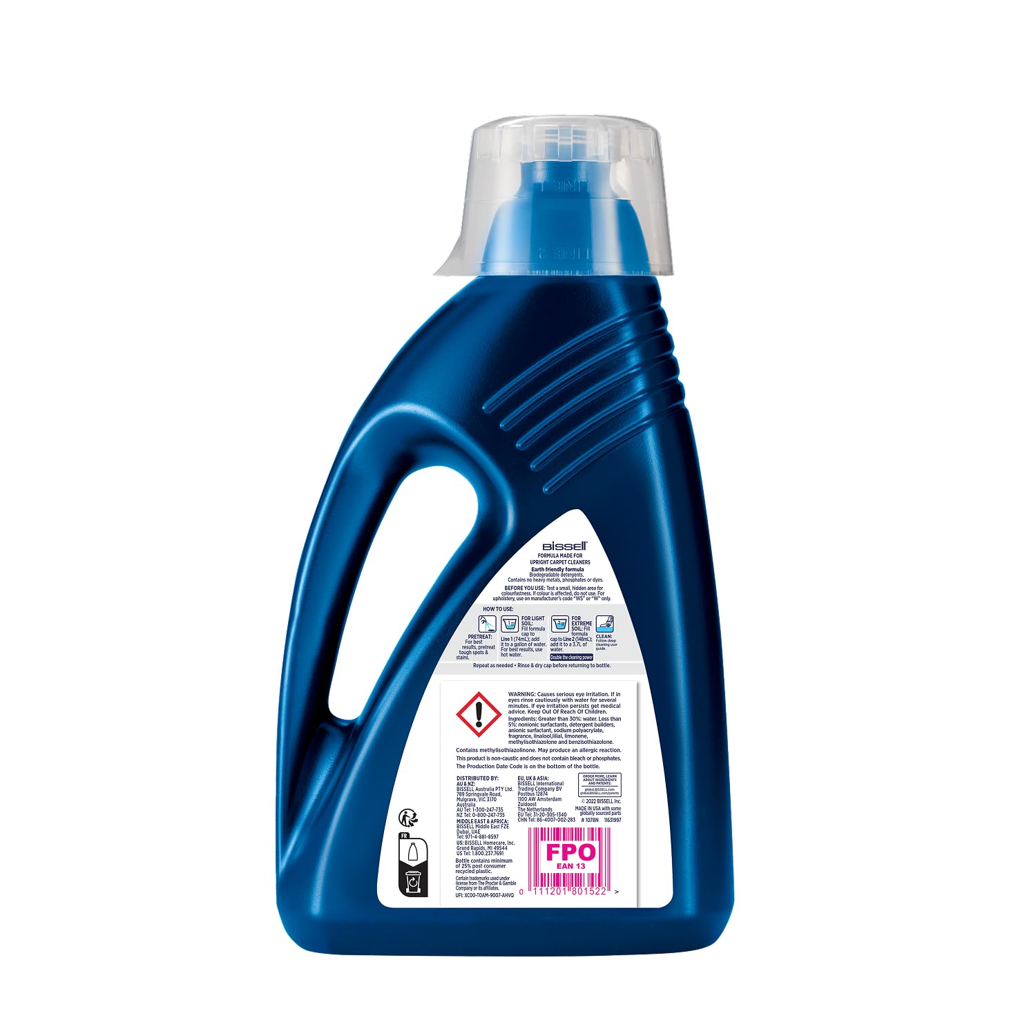 BISSELL Wash & Refresh with Febreze Blossom & Breeze Carpet Detergent | 1.5L Liquid | Safe for Kids & Pets 2